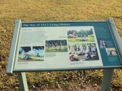 The War of 1812 Living History Marker image. Click for full size.