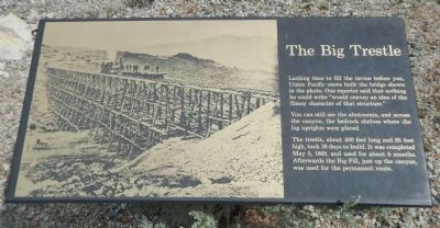 The Big Trestle Marker image. Click for full size.