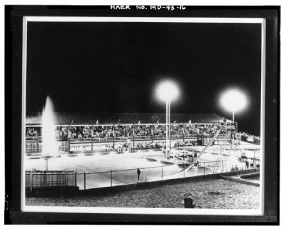 Glen Echo Park’s Main Pool, Grandstand and Beach Area image. Click for full size.