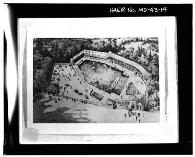 Aerial view of Glen Echo Park’s Crystal Pool image. Click for full size.