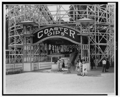 Entrance to the "Coaster Dips" of Glen Echo image. Click for full size.