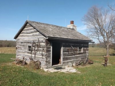 Bell-Pharis House - Restored Log Cabin image. Click for full size.
