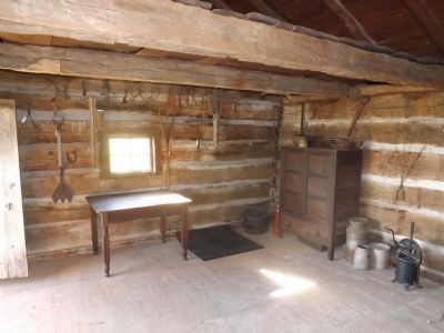 Bell-Pharis House - Log Cabin Interior. Click for full size. Bell-Pharis House - Log Cabin Interior image. Click for full size.