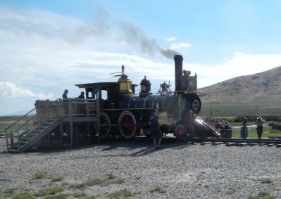 The Locomotives of Golden Spike - <i>No. 119</i> Marker. Click for full size. The Locomotives of Golden Spike - <i>No. 119</i> Marker image. Click for full size.