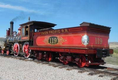Union Pacific's <i>No. 119</i>. Click for full size. Union Pacific's <i>No. 119</i> image. Click for full size.