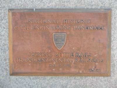 Civil Engineering Plaque image. Click for full size.