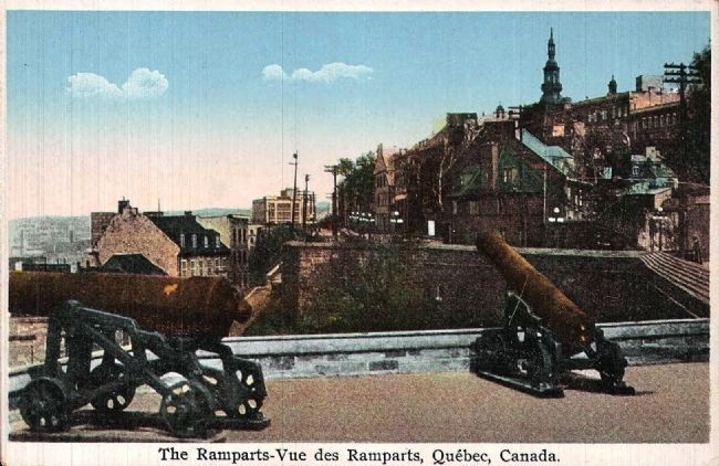 <i>The Ramparts - Vue des Ramparts, Qubec, Canada</i> image. Click for full size.