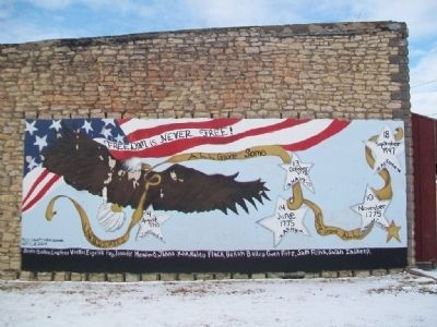 War Memorial Mural image. Click for full size.