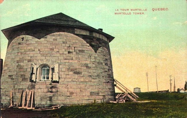 <i>Martello Tower - La Tour Martello, Qubec.</i> image. Click for full size.