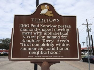 Terrytown Marker image. Click for full size.