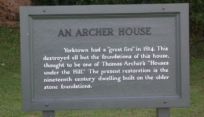 An Archer House Marker image. Click for full size.