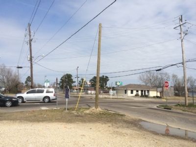 Marker at intersection.. Click for full size. Marker at intersection. image. Click for full size.