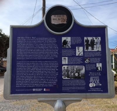 100 Men D.B.A. Hall Marker (Rear) image. Click for full size.