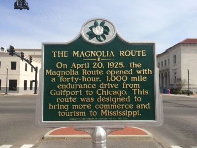 The Magnolia Route Marker image. Click for full size.