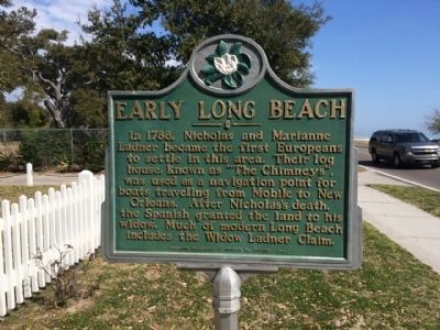 Early Long Beach Marker image. Click for full size.