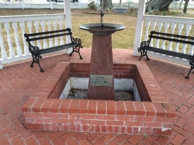 Church fountain inside gazebo.. Click for full size. Church fountain inside gazebo. image. Click for full size.