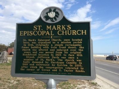 St. Mark's Episcopal Church Marker. Click for full size. St. Mark's Episcopal Church Marker image. Click for full size.