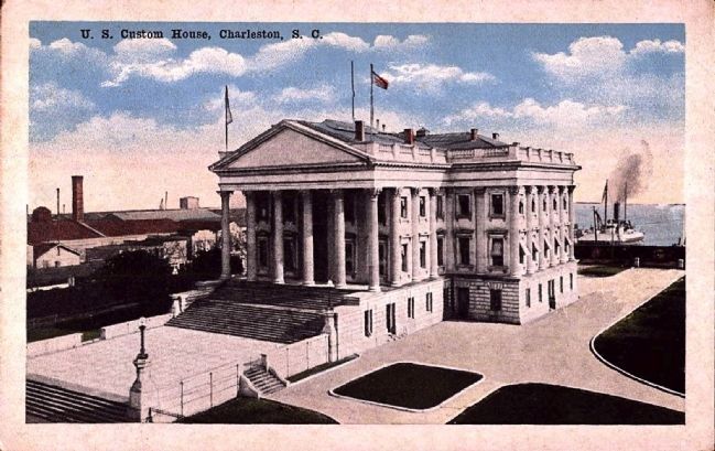 <i>U.S. Custom House, Charleston, S.C.</i> image. Click for full size.