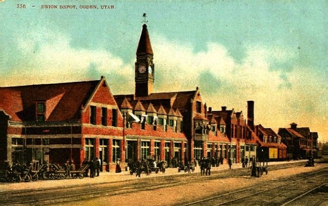 <i>Union Depot, Ogden, Utah.</i> image. Click for full size.