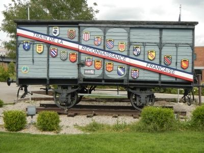 The Merci Boxcar. Click for full size. The Merci Boxcar image. Click for full size.