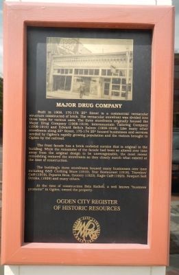 Major Drug Company Marker. Click for full size. Major Drug Company Marker image. Click for full size.