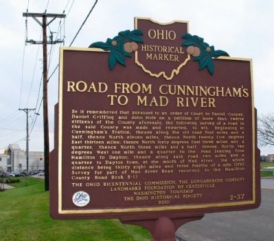 Mad River Road / Marker image. Click for full size.