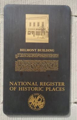 Belmont Building Marker image. Click for full size.