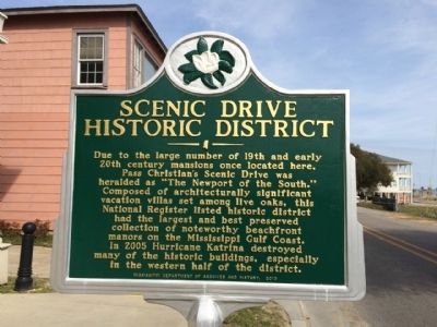 Scenic Drive Historic District Marker image. Click for full size.
