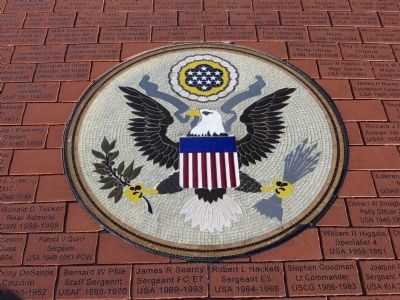 Mosaic of the Great Seal of the United States image. Click for full size.
