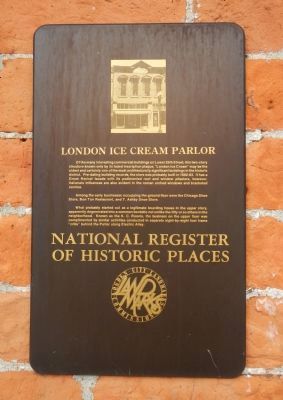 London Ice Cream Parlor Marker image. Click for full size.