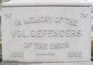 Civil War Memorial Dedication. Click for full size. Civil War Memorial Dedication image. Click for full size.