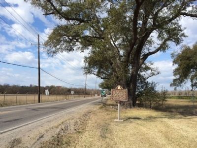 View towards marker looking west on LA-18.. Click for full size. View towards marker looking west on LA-18. image. Click for full size.