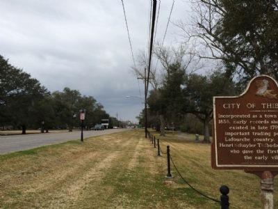 View west on State Highway 1 from marker. image. Click for full size.