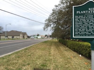 The view west on State Route 308 from plantation.. Click for full size. The view west on State Route 308 from plantation. image. Click for full size.