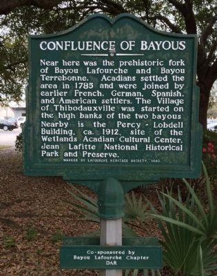 Confluence Of Bayous Marker image. Click for full size.