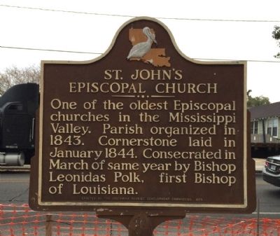 St. John's Episcopal Church Marker image. Click for full size.