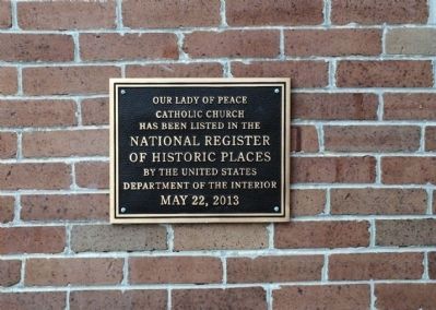 Register of Historic Places plaque image. Click for full size.