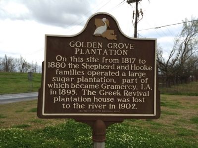 Golden Grove Plantation Marker image. Click for full size.