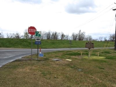 Marker at Highway 44 and bridge exit road. image. Click for full size.