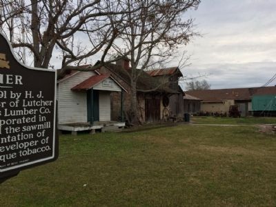St. James Parish Historical Society former location near marker. image. Click for full size.