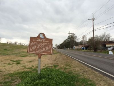 Marker looking west on LA-44 image. Click for full size.