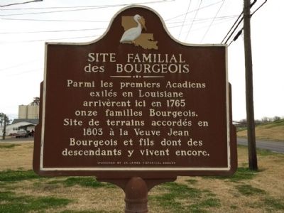 Site Familial des Bourgeois Marker (Side 2) image. Click for full size.