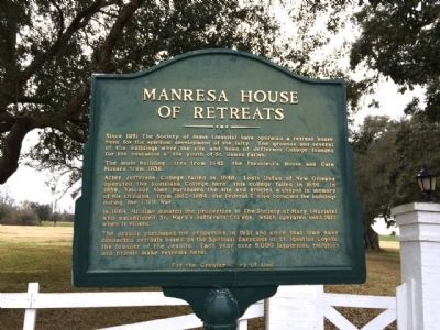 Manresa House of Retreats Marker image. Click for full size.