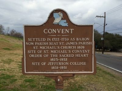 Convent Marker. Click for full size. Convent Marker image. Click for full size.