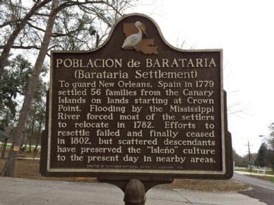 Poblacion de Barataria Marker. Click for full size. Poblacion de Barataria Marker image. Click for full size.