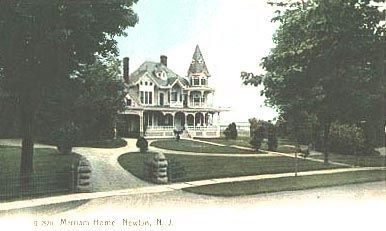 Henry W. Merriam house postcard image. Click for full size.