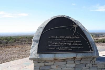 Reagan Missile Defense Site image. Click for full size.