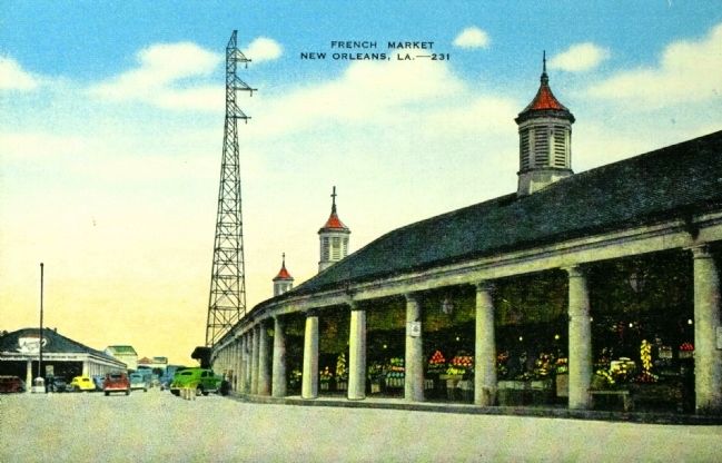 <i>The French Market, New Orleans, La.</i> Post-restoration. image. Click for full size.