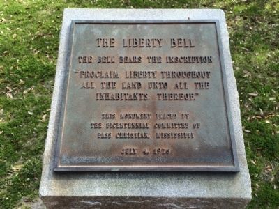 The Liberty Bell Marker. Click for full size. The Liberty Bell Marker image. Click for full size.