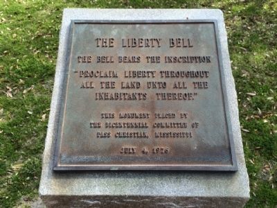 The Liberty Bell Marker image. Click for full size.